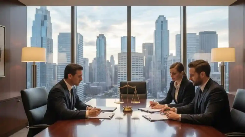 Modern American law office