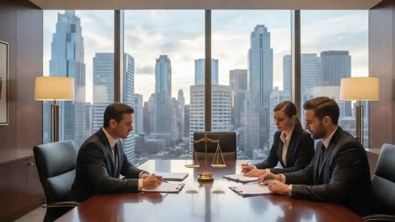 Modern American law office